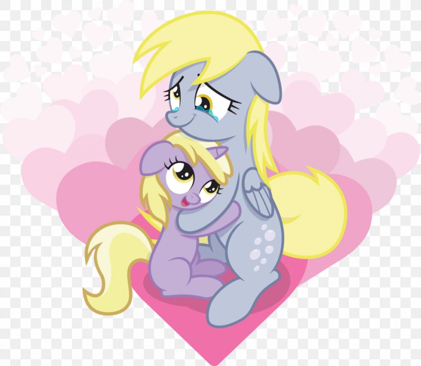 Pony Derpy Hooves Mother Equestria DeviantArt, PNG, 958x834px, Watercolor, Cartoon, Flower, Frame, Heart Download Free