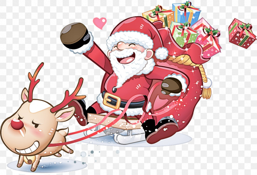 Santa Claus, PNG, 1024x698px, Cartoon, Animation, Christmas, Christmas Eve, Santa Claus Download Free