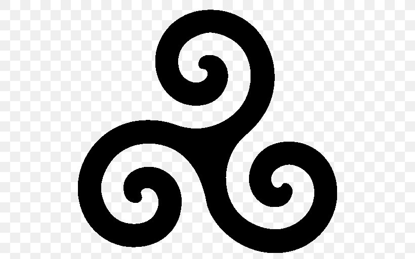 Triskelion Celtic Knot Symbol Clip Art, PNG, 512x512px, Triskelion, Black And White, Body Jewelry, Celtic Knot, Celts Download Free