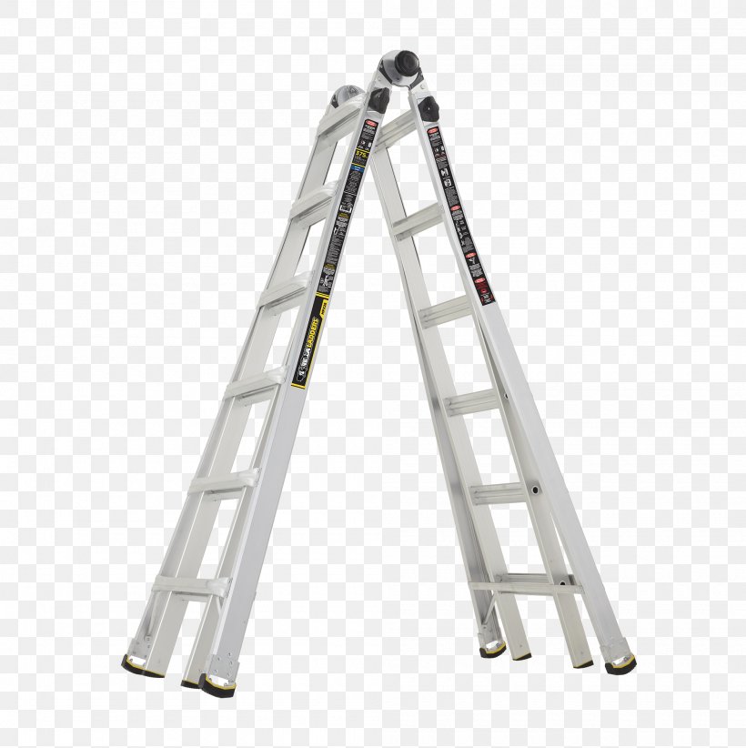 Attic Ladder Gorilla Aluminium The Home Depot, PNG, 2000x2007px, Ladder, Aluminium, Attic Ladder, Gorilla, Hardware Download Free