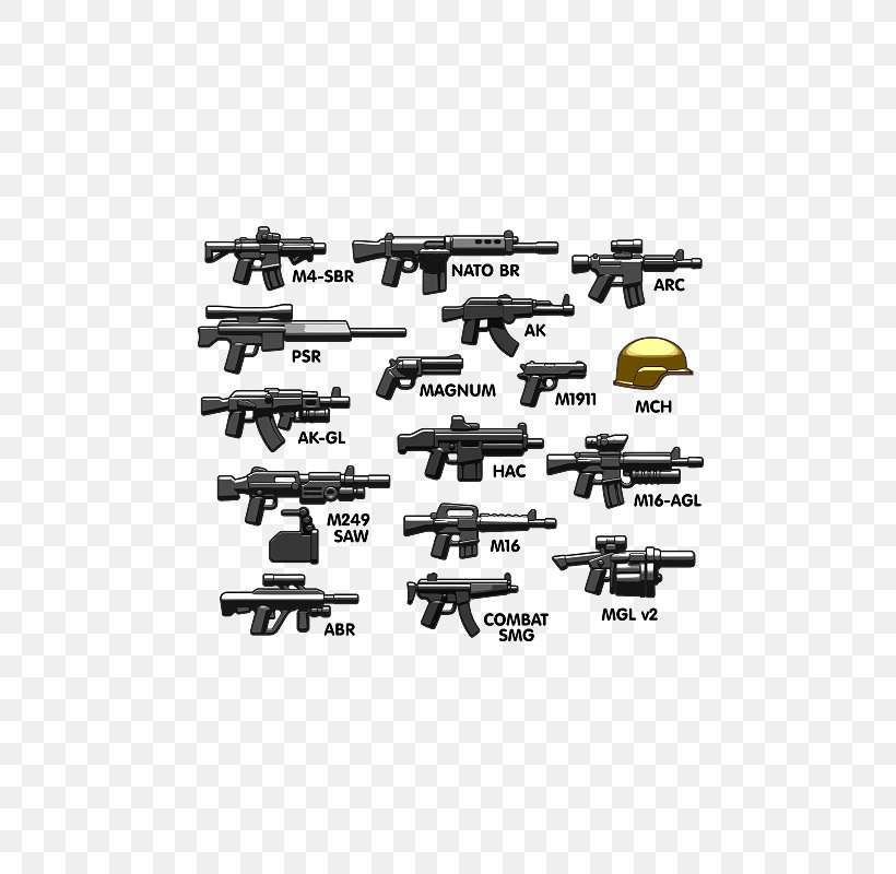 BrickArms World War II Weapons Lego Minifigure Toy, PNG, 800x800px, Watercolor, Cartoon, Flower, Frame, Heart Download Free