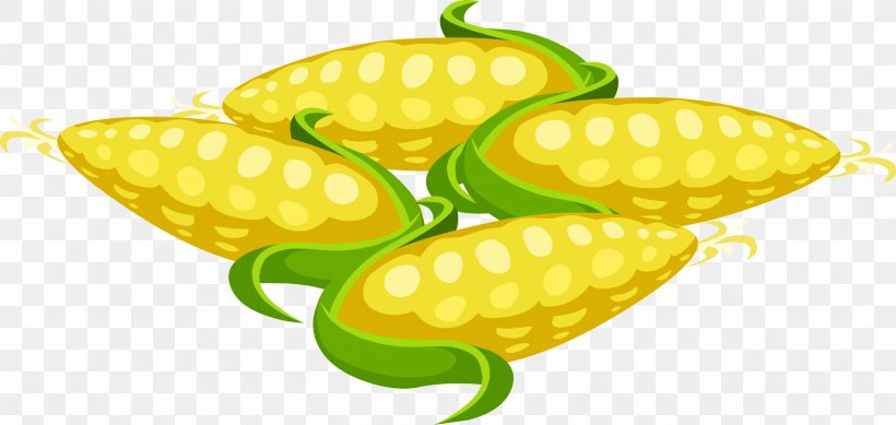 Corn On The Cob Popcorn Sweet Corn Food Clip Art, PNG, 2400x1140px, Corn On The Cob, Candy Corn, Commodity, Corn Kernel, Corncob Download Free