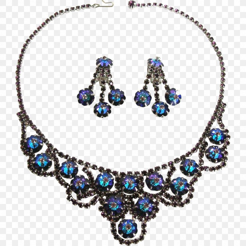 Earring Necklace Jewellery Amethyst Gemstone, PNG, 989x989px, Earring, Amethyst, Blue, Body Jewelry, Charms Pendants Download Free