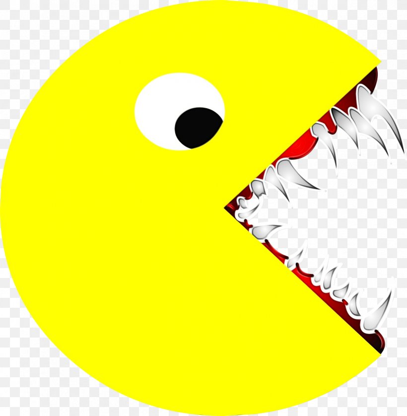 Pacman Emoji, PNG, 1252x1280px, Watercolor, Cartoon, Character, Drawing, Emoji Download Free