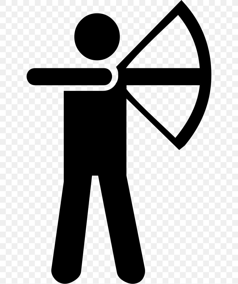 Modern Competitive Archery Hunting Good Thunder City Hall Clip Art, PNG, 638x981px, Archery, Area, Artwork, Black, Black And White Download Free
