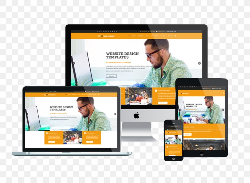 Responsive Web Design Website Development Web Template System, PNG, 740x600px, Responsive Web Design, Bootstrap, Brand, Business, Cascading Style Sheets Download Free