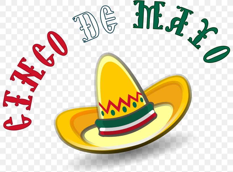 Sombrero Mexican Cuisine Clip Art, PNG, 800x604px, Sombrero, Area, Cinco De Mayo, Food, Hat Download Free