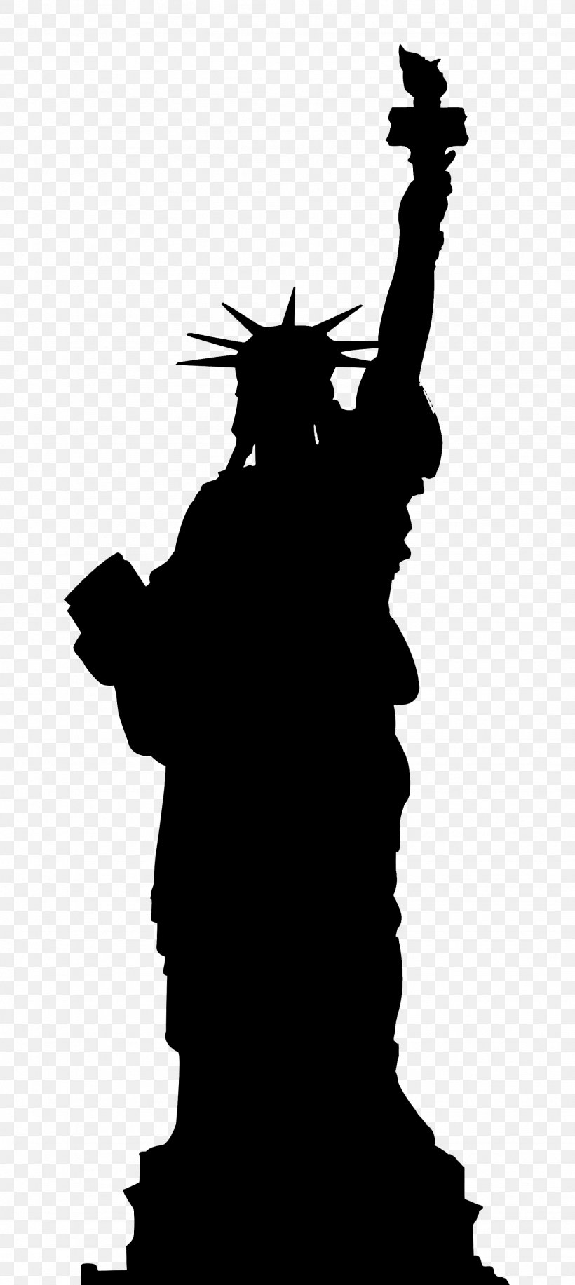 Statue Of Liberty National Monument Silhouette Photography Image, PNG, 1846x4127px, Statue Of Liberty National Monument, Art, Fictional Character, Fotolia, New York City Download Free