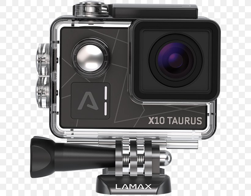 Action Camera Camcorder LAMAX X10-TAURUS 4K Resolution 1080p, PNG, 632x640px, 4k Resolution, Action Camera, Camcorder, Camera, Camera Accessory Download Free