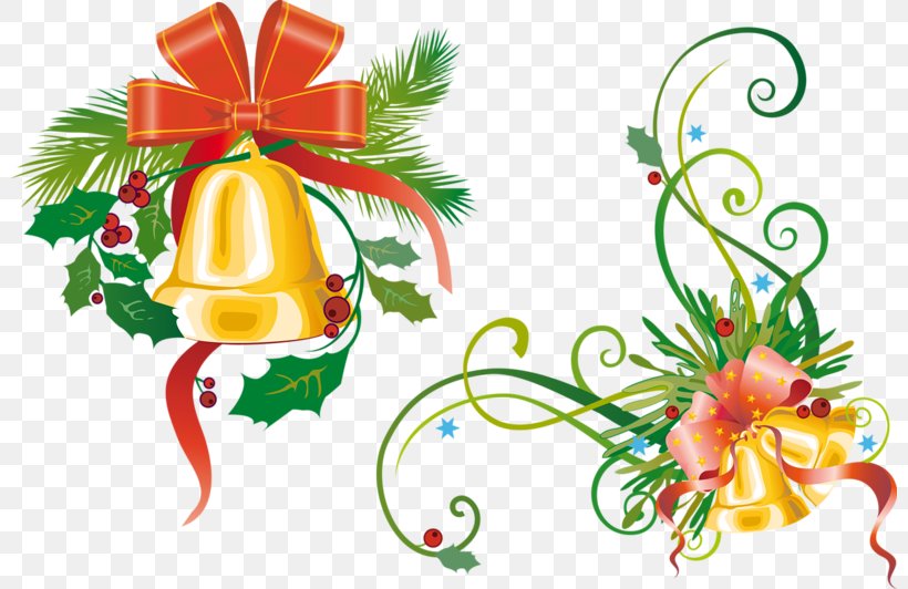 Bell New Year, PNG, 800x532px, Bell, Flora, Floral Design, Flower, Flowering Plant Download Free
