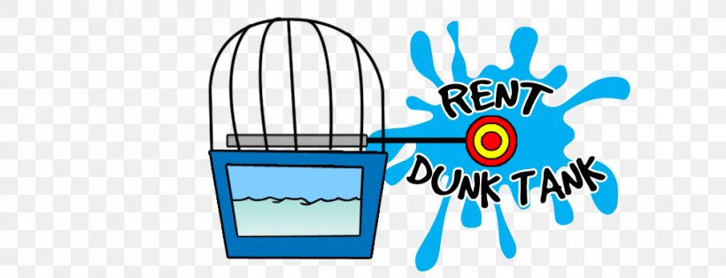 Dunk Tank Dunking Clip Art, PNG, 1000x383px, Dunk Tank, Blue, Brand, Cartoon, Drawing Download Free