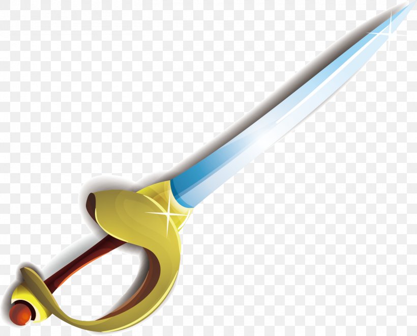 Sword Euclidean Vector Icon, PNG, 1510x1217px, Sword, Designer, Material, Samurai, Yellow Download Free