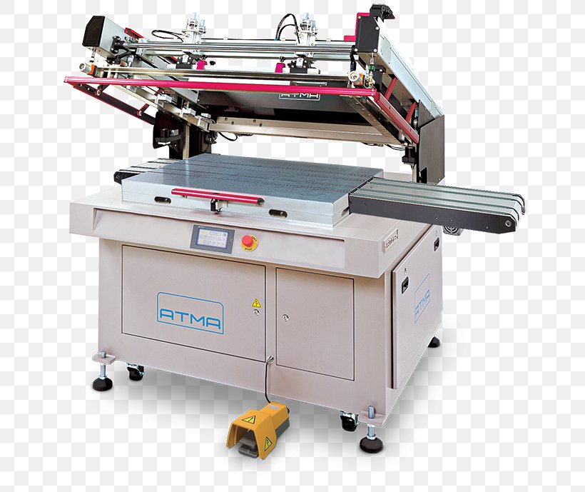 Machine Screen Printing Printer Printing Press, PNG, 700x689px, Machine, Actuator, Avery Dennison, Business, Decal Download Free