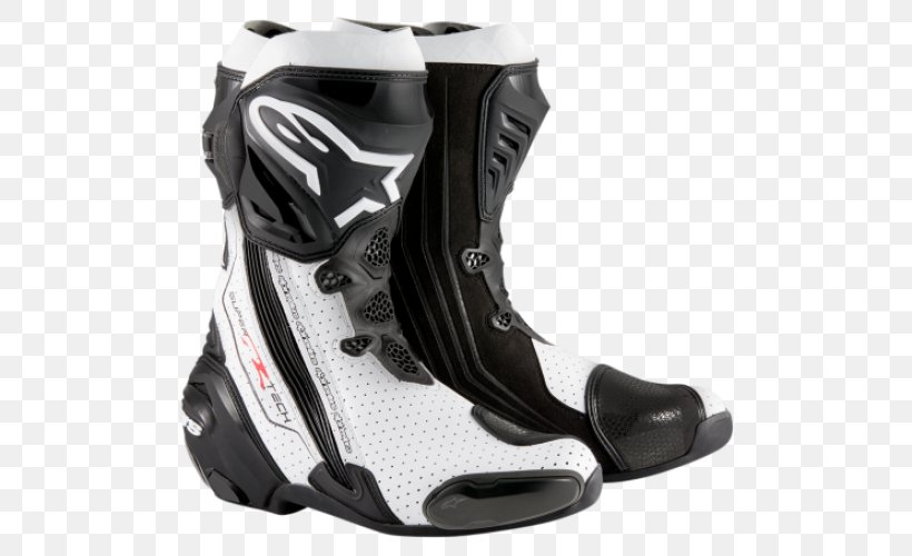 Motorcycle Boot Alpinestars Supertech R Boots, PNG, 500x500px, Motorcycle Boot, Alpinestars, Black, Boot, Cross Training Shoe Download Free