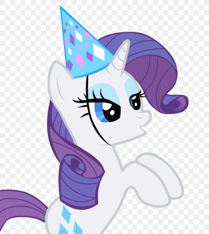 Rarity Pony Party Hat Birthday, PNG, 900x1007px, Watercolor, Cartoon, Flower, Frame, Heart Download Free