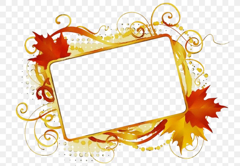 Watercolor Background Autumn Frame, PNG, 800x570px, Watercolor, Autumn, Borders And Frames, Drawing, Leaf Download Free