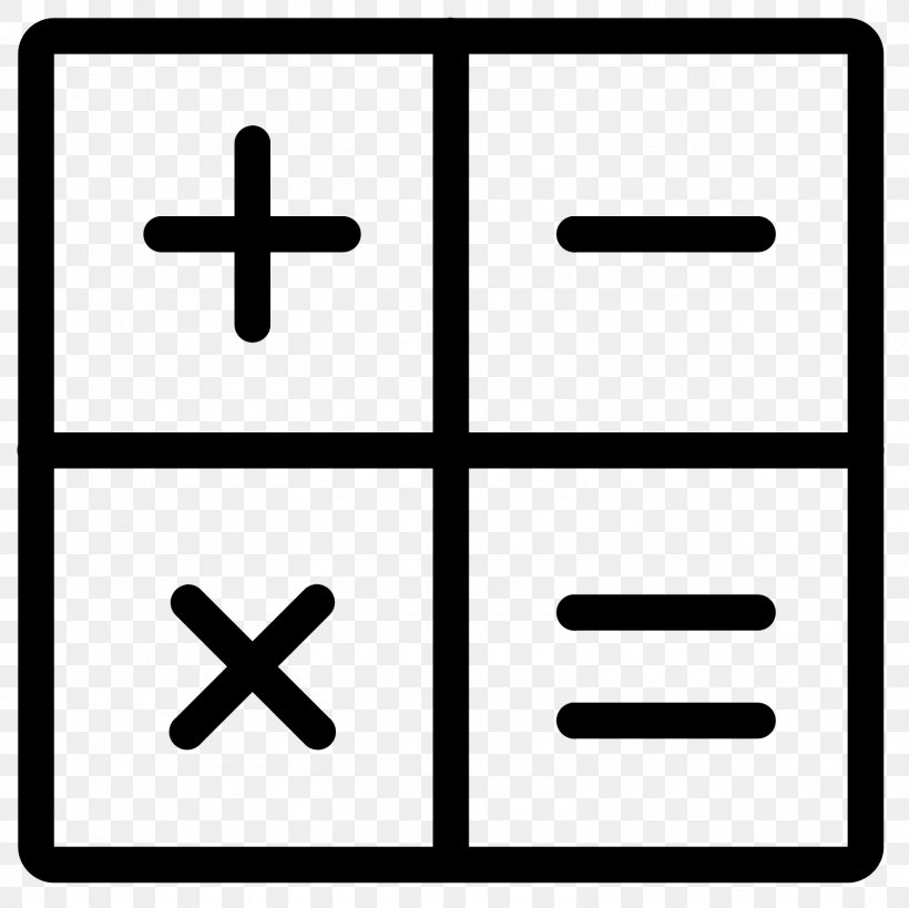 Mathematics Symbol, PNG, 1600x1600px, Mathematics, Area, Black And White, Calculator, Nasajon Sistemas Download Free