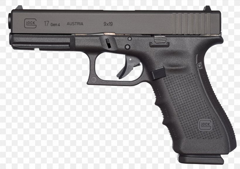 GLOCK 17 Glock Ges.m.b.H. Semi-automatic Pistol Weapon, PNG, 3667x2592px, 919mm Parabellum, Glock, Air Gun, Airsoft, Airsoft Gun Download Free