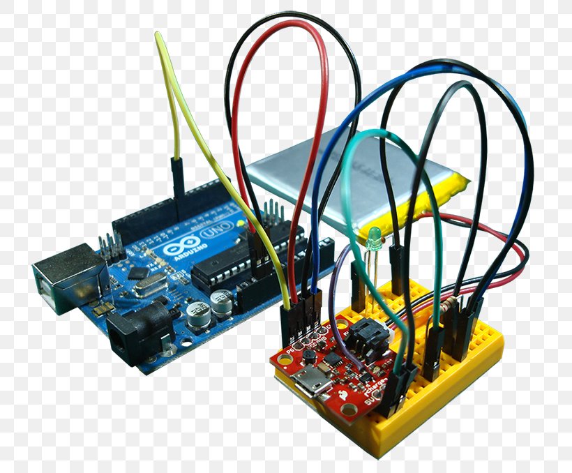 Microcontroller Battery Charger Lithium Polymer Battery Electrical Network Electronics, PNG, 800x678px, Microcontroller, Arduino, Battery Charger, Boost Converter, Circuit Component Download Free