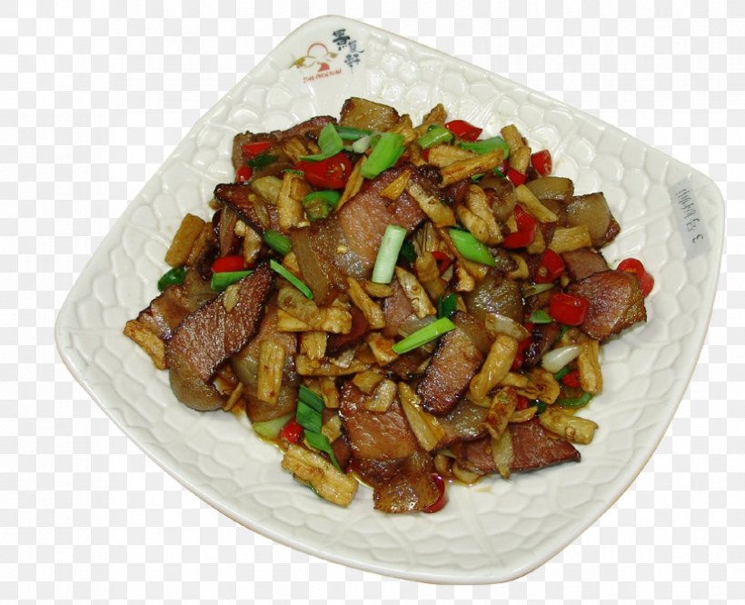 Twice Cooked Pork American Chinese Cuisine Takuan Curing Illustration ...