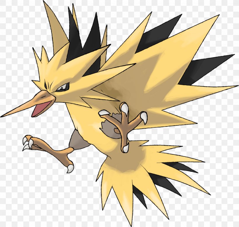 Zapdos Image Video Games Articuno, PNG, 1024x973px, Zapdos, Art, Articuno, Beak, Fictional Character Download Free
