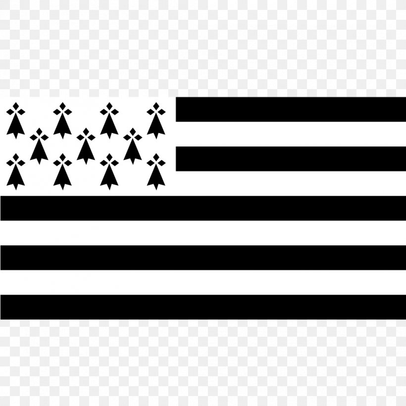Flag Of Brittany Breton National Flag, PNG, 1061x1061px, Brittany, Area, Black, Black And White, Brand Download Free