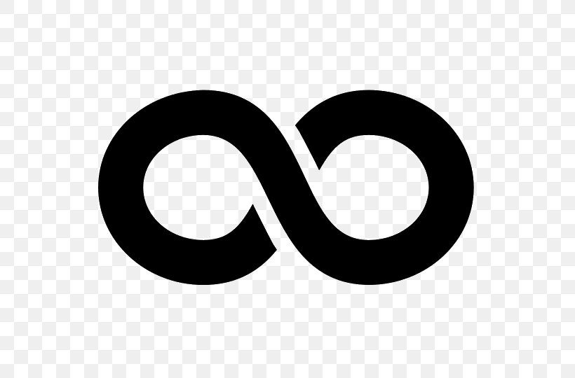 Infinity Symbol Logo, PNG, 540x540px, Infinity Symbol, Black And White, Brand, Infinity, Logo Download Free