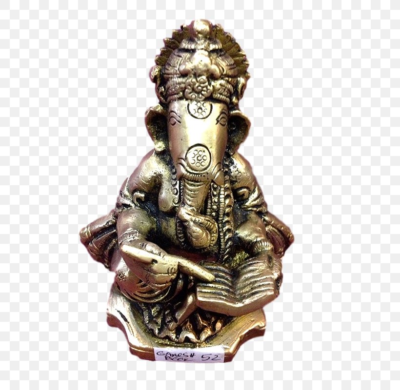 Brass Statue Bronze AsiaBarong Ganesha, PNG, 600x800px, Brass, Artifact, Asiabarong, Book, Bronze Download Free