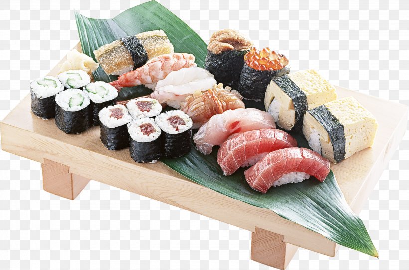 Sushi, PNG, 2675x1768px, Sushi, Comfort Food, Cuisine, Dish, Fish Products Download Free