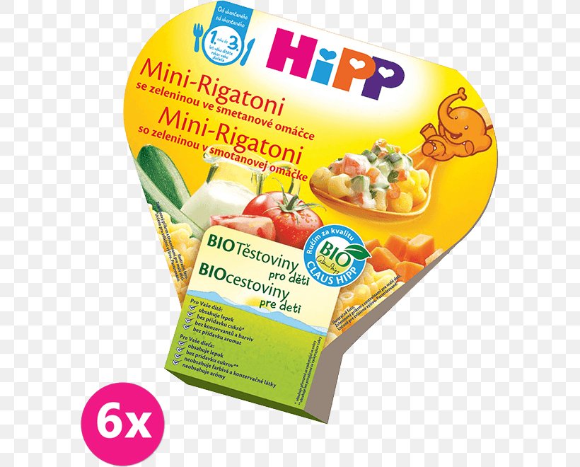 Vegetarian Cuisine HiPP BIO Mini-Rigatoni Se Zeleninou 6x250g Convenience Food Snack, PNG, 591x660px, Vegetarian Cuisine, Convenience, Convenience Food, Cuisine, Diet Download Free