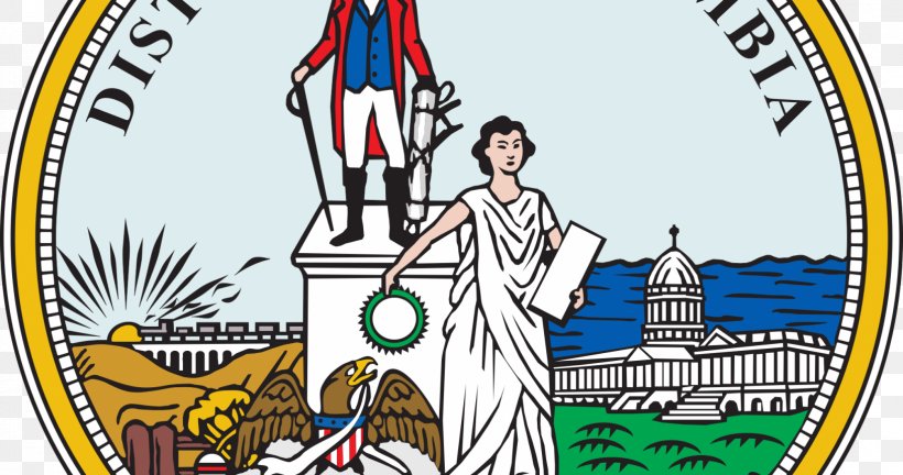 Washington, D.C. Seal Of The District Of Columbia Great Seal Of The United States Federal Government Of The United States, PNG, 1630x860px, Washington Dc, Cartoon, Council Of The District Of Columbia, District Of Columbia, Fiction Download Free