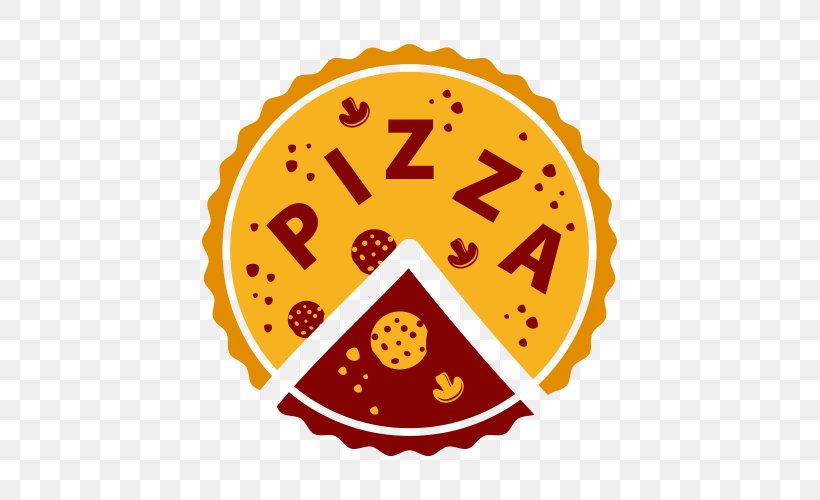Pizza Logo Royalty-free Illustration, PNG, 500x500px, Pizza, Delivery, Food, Logo, Orange Download Free