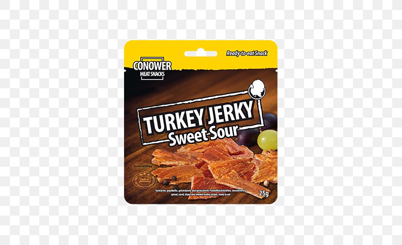 Beef Jerky Dried Meat Chicken, PNG, 500x500px, Jerky, Animal Source Foods, Beef, Beef Jerky, Brand Download Free