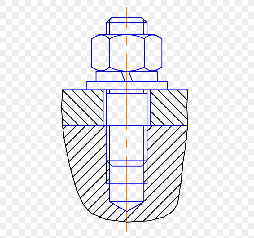 Bolted Joint Nut Clamp Screw, PNG, 505x768px, Bolted Joint, Area, Bolt, Clamp, Diagram Download Free