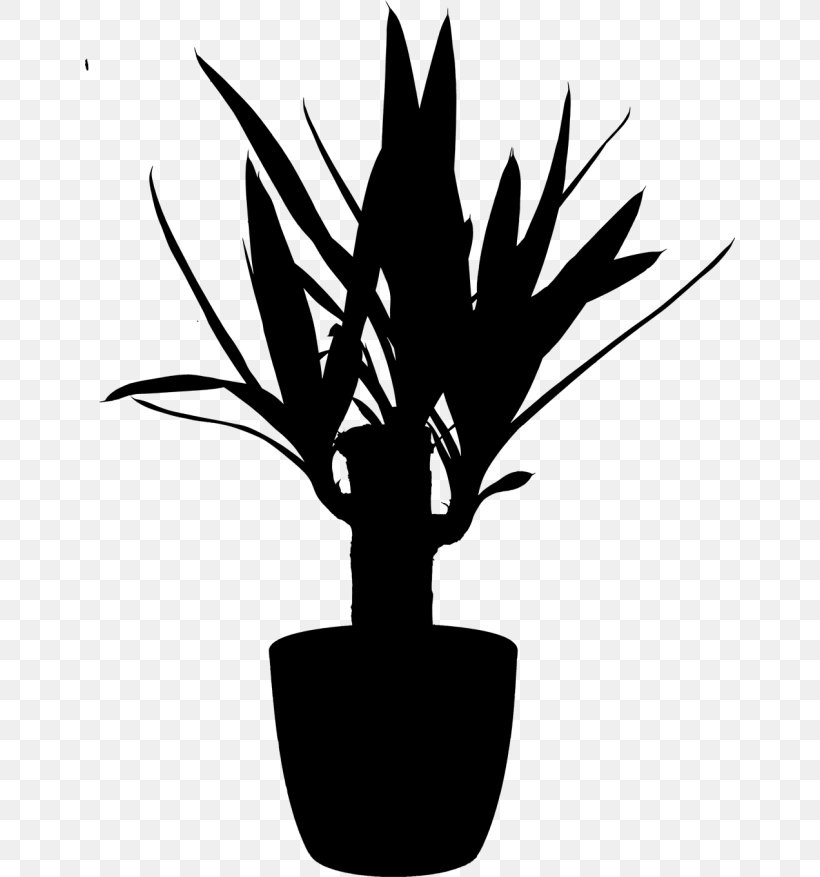 Clip Art Flowering Plant Silhouette Leaf, PNG, 650x877px, Flower, Blackandwhite, Botany, Branching, Flowering Plant Download Free