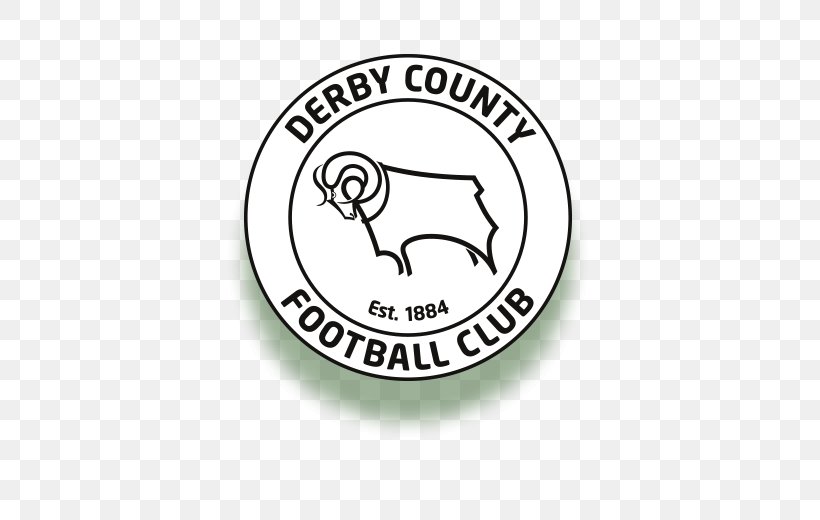 Pride Park Stadium Derby County F.C. EFL Championship Derby County Football Club, PNG, 519x520px, Pride Park Stadium, Area, Association Football Manager, Badge, Black And White Download Free