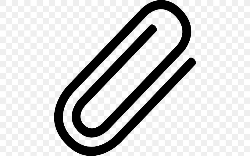 Email Attachment Clip Art, PNG, 512x512px, Email Attachment, Black And White, Hotel, Paper Clip, Symbol Download Free