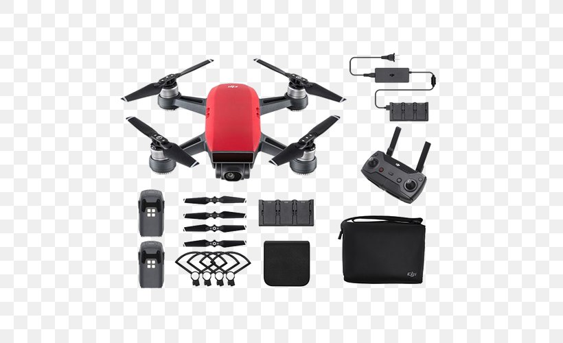 DJI Spark Unmanned Aerial Vehicle Quadcopter Aircraft, PNG, 500x500px, Dji Spark, Aircraft, B H Photo Video, Camera, Camera Accessory Download Free