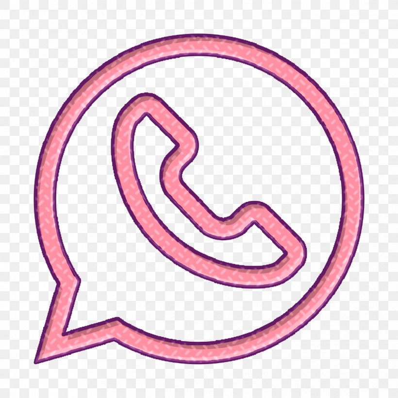 Social Media Icon Whatsapp Icon, PNG, 1244x1244px, Social Media Icon, Pink, Symbol, Whatsapp Icon Download Free