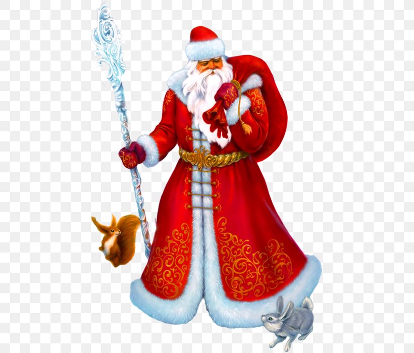 Ded Moroz Snegurochka Santa Claus Ziuzia Grandfather, PNG, 480x699px, Ded Moroz, Christmas, Christmas Decoration, Christmas Ornament, Costume Download Free