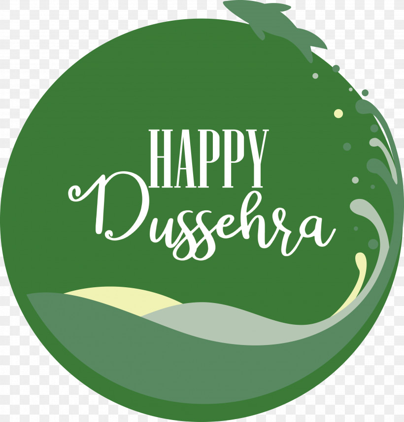 Happy Dussehra, PNG, 2876x3000px, Happy Dussehra, Analytic Trigonometry And Conic Sections, Circle, Green, Labelm Download Free