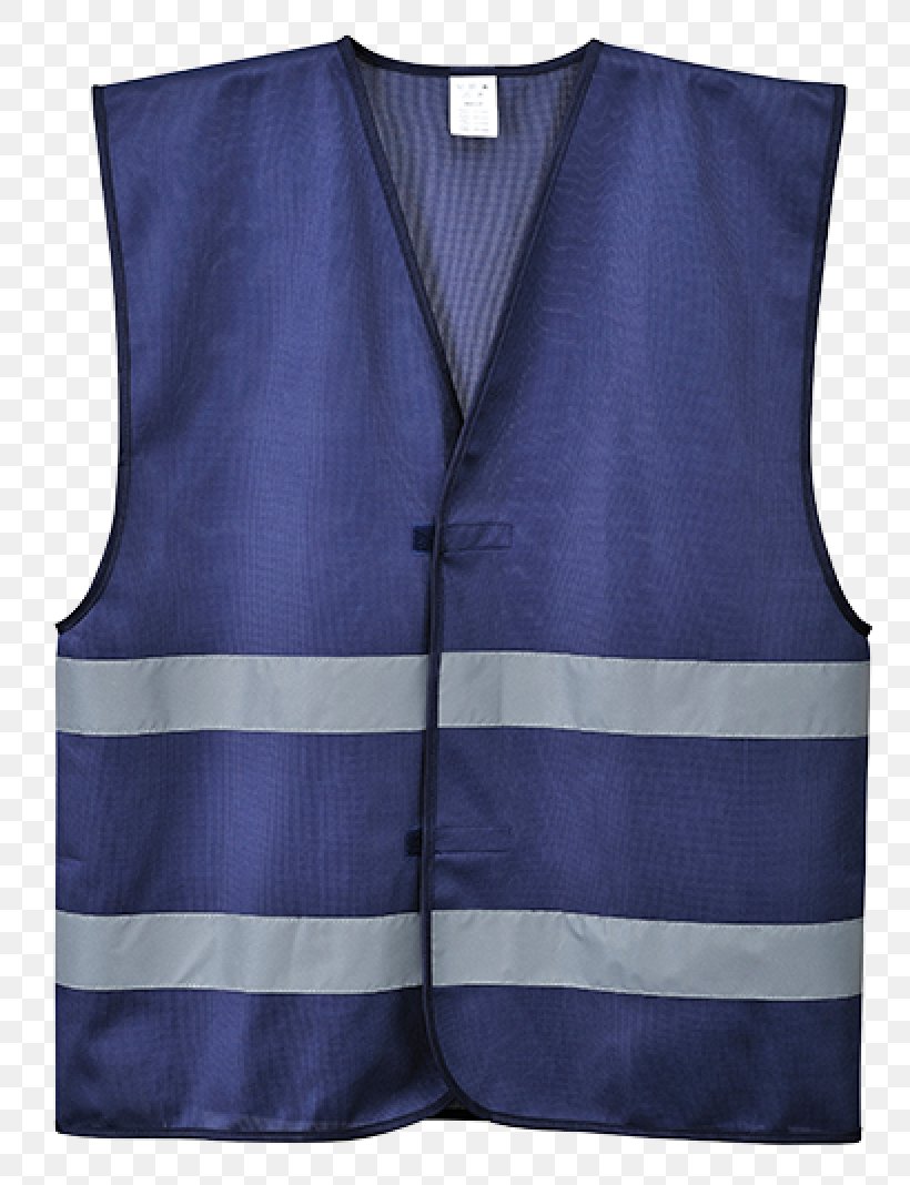 High-visibility Clothing Gilets Portwest Workwear, PNG, 800x1068px, Highvisibility Clothing, Blue, Clothing, Clothing Sizes, Cobalt Blue Download Free