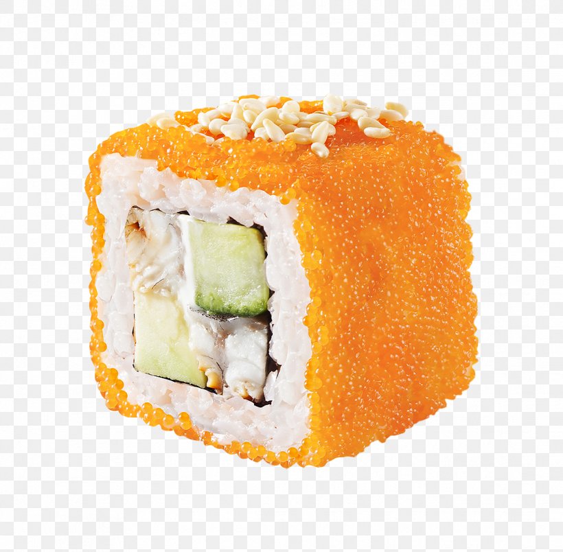 California Roll Sushi Makizushi Japanese Cuisine Unagi, PNG, 1117x1096px, California Roll, Asian Food, Avocado, Caviar, Comfort Food Download Free