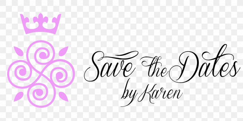Save The Dates By Karen Logo Wedding Planner, PNG, 1768x884px, Save The Dates By Karen, Beauty, Brand, Calligraphy, Cmyk Color Model Download Free