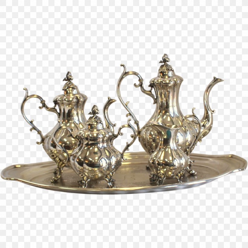 Tea Set Household Silver Table Tray Reed & Barton, PNG, 939x939px, Tea Set, Brass, Bronze, Buffets Sideboards, Figurine Download Free