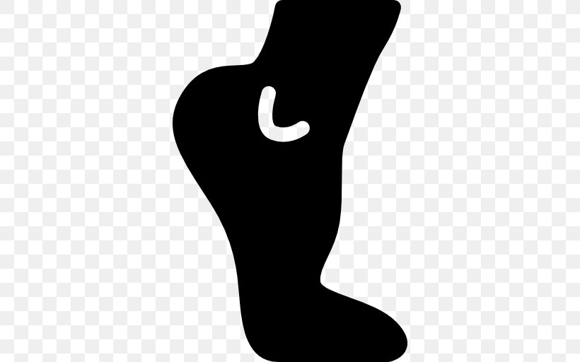 Foot Tiptoe, PNG, 512x512px, Foot, Black, Black And White, Footprint, Footwear Download Free