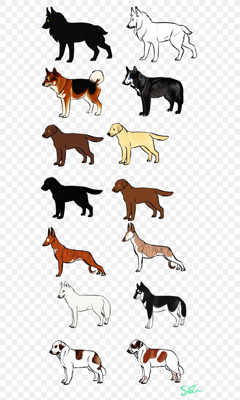 Dog Cattle Horse Deer Clip Art, PNG, 584x1368px, Dog, Canidae, Carnivoran, Cartoon, Cattle Download Free