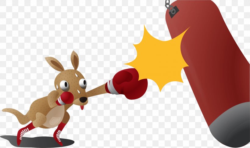 Boxing Kangaroo, PNG, 1814x1074px, Boxing Kangaroo, Boxing, Cartoon, Deer, Dog Like Mammal Download Free