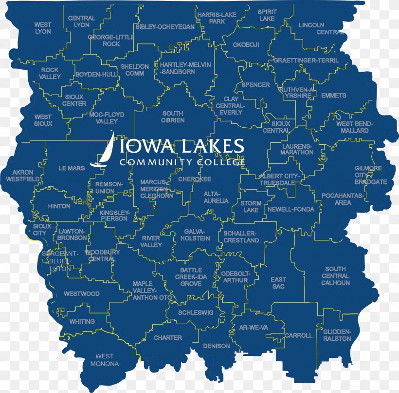 Iowa Lakes Community College Northwest Iowa Community College Lakes Region Community College, PNG, 2471x2429px, Iowa Lakes Community College, Area, Blue, Campus, College Download Free