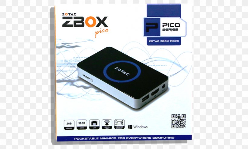 Zotac ZBox PI320 Stick & Single-Board Computers Personal Computer Nettop, PNG, 1008x605px, Zotac, Brand, Computer, Computer Accessory, Computer Component Download Free